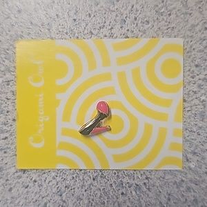 Origami Owl Pink High Heel Charm